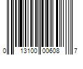 Barcode Image for UPC code 013100006087