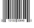 Barcode Image for UPC code 013100006490