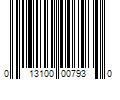 Barcode Image for UPC code 013100007930