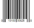 Barcode Image for UPC code 013100008258