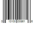 Barcode Image for UPC code 013100008616