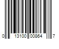 Barcode Image for UPC code 013100008647