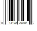 Barcode Image for UPC code 013100009897