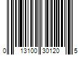 Barcode Image for UPC code 013100301205