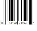 Barcode Image for UPC code 013100341034