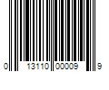 Barcode Image for UPC code 013110000099