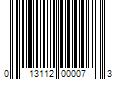 Barcode Image for UPC code 013112000073