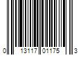 Barcode Image for UPC code 013117011753