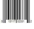 Barcode Image for UPC code 013117023312