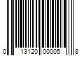 Barcode Image for UPC code 013120000058