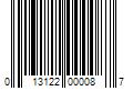 Barcode Image for UPC code 013122000087