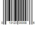 Barcode Image for UPC code 013123000086