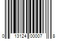 Barcode Image for UPC code 013124000078