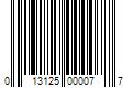 Barcode Image for UPC code 013125000077