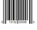 Barcode Image for UPC code 013132000060