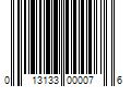 Barcode Image for UPC code 013133000076