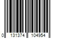 Barcode Image for UPC code 0131374104954