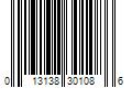 Barcode Image for UPC code 013138301086