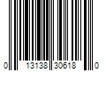 Barcode Image for UPC code 013138306180