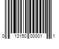 Barcode Image for UPC code 013150000011