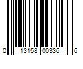 Barcode Image for UPC code 013158003366