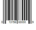 Barcode Image for UPC code 013158830009