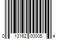 Barcode Image for UPC code 013162000054