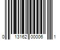 Barcode Image for UPC code 013162000061