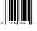 Barcode Image for UPC code 013163000077