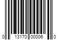 Barcode Image for UPC code 013170000060