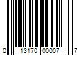 Barcode Image for UPC code 013170000077