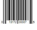 Barcode Image for UPC code 013172000075