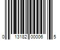 Barcode Image for UPC code 013182000065