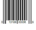 Barcode Image for UPC code 013189000068