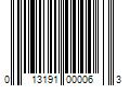 Barcode Image for UPC code 013191000063