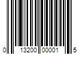 Barcode Image for UPC code 013200000015