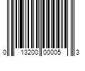 Barcode Image for UPC code 013200000053