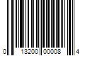 Barcode Image for UPC code 013200000084