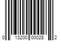 Barcode Image for UPC code 013200000282