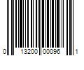 Barcode Image for UPC code 013200000961