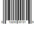 Barcode Image for UPC code 013200001319. Product Name: 