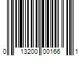 Barcode Image for UPC code 013200001661