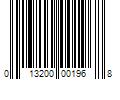 Barcode Image for UPC code 013200001968