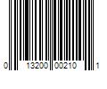 Barcode Image for UPC code 013200002101