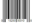 Barcode Image for UPC code 013200003108