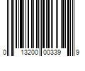 Barcode Image for UPC code 013200003399