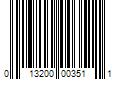 Barcode Image for UPC code 013200003511