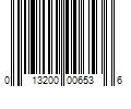 Barcode Image for UPC code 013200006536