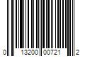 Barcode Image for UPC code 013200007212