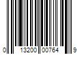 Barcode Image for UPC code 013200007649